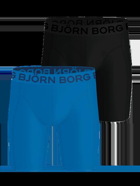 Björn Borg Sports Lightweight Long Leg Boxers 2-pack Sort, M