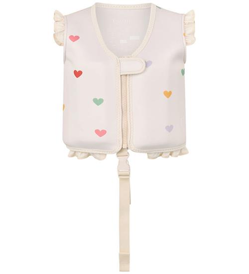 Vanilla Copenhagen Svømmevest - Neo - Hearts - Cream