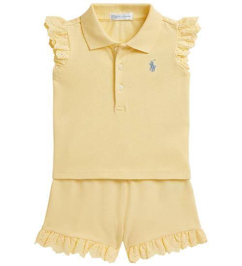 Polo Ralph Lauren Sæt - T-shirt/Shorts - Bird Yellow