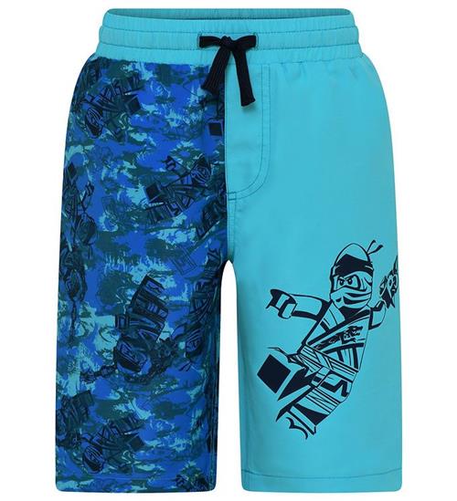 LEGOÂ® Ninjago Badeshorts - LWAlex 304 - Bright Blue