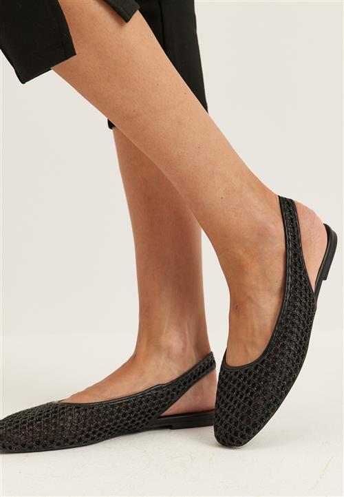 ONLY Onlakira-7 Woven Slingback Ballerina