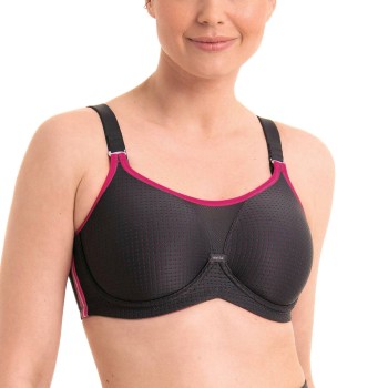 Anita BH Active Underwire Sports Bra Antracit F 70 Dame