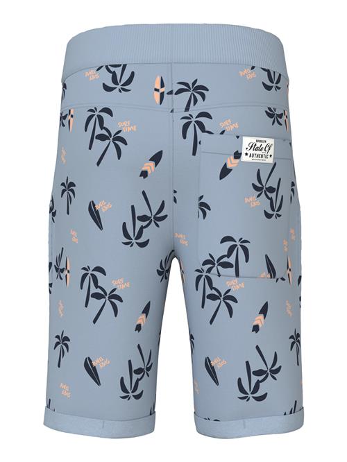 NAME IT Shorts Vermo Blue Fog Palm Surf