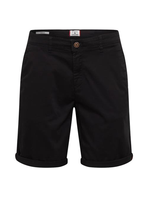 JACK & JONES Lærredsbukser 'JJIBowie'  sort
