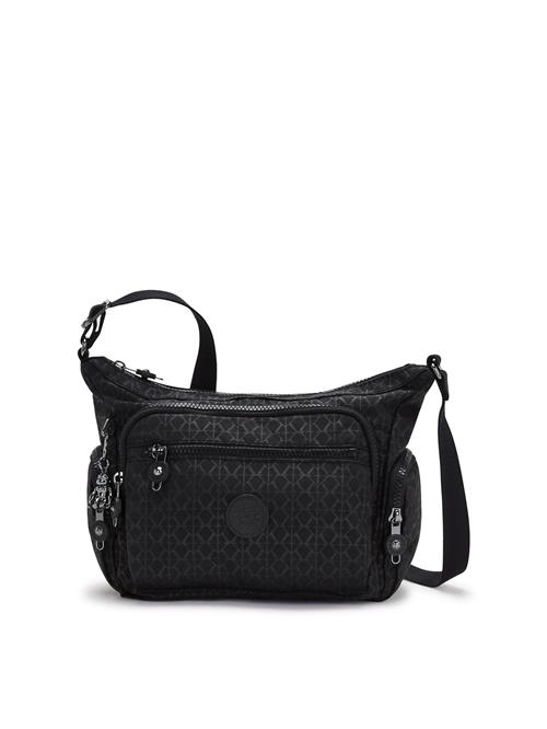 KIPLING Skuldertaske 'Gabbie'  sort / hvid