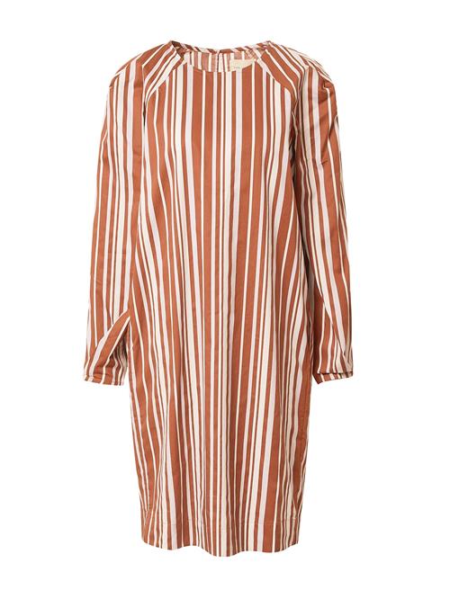 Esmé Studios Kjole 'Ginny'  brun / hvid