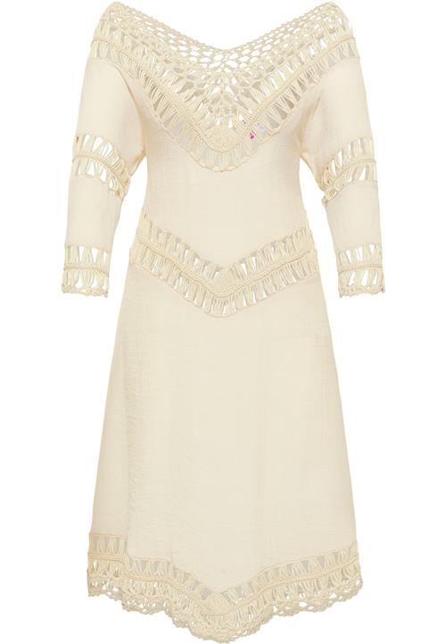 IZIA Sommerkjole  uldhvid