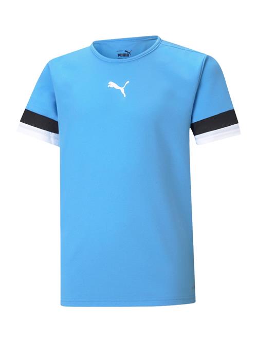 PUMA Funktionsskjorte 'TeamRise'  azur / sort / hvid