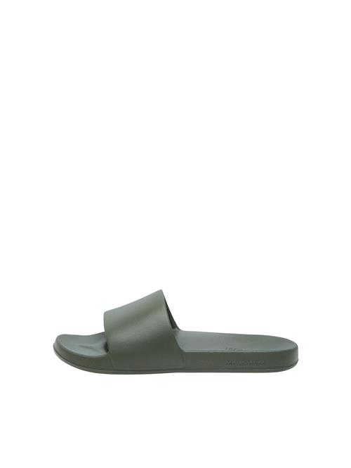 JACK & JONES Pantoletter 'JERRY'  oliven