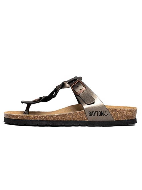 Bayton Pantoletter 'Huelva'  bronze / guld / sort