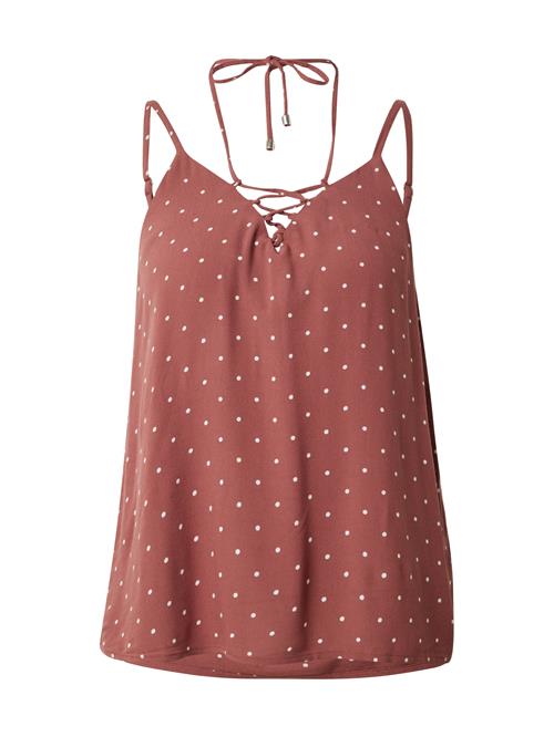 ABOUT YOU Overdel 'Elna'  rustbrun / hvid