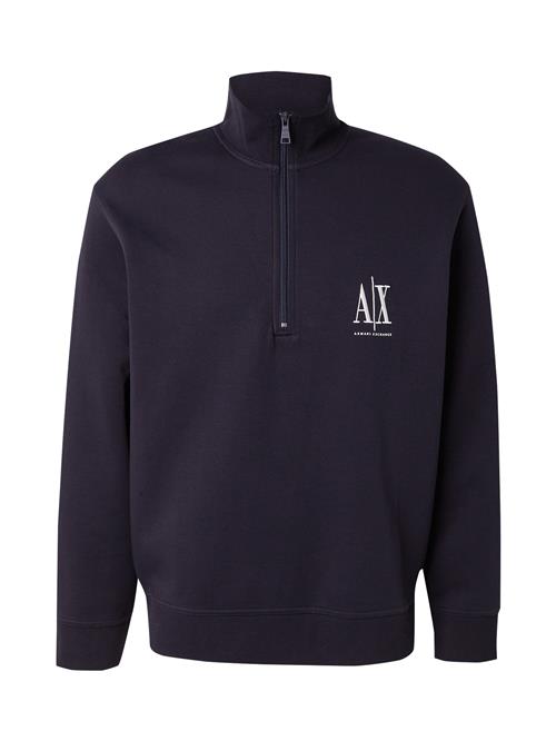 ARMANI EXCHANGE Sweatshirt  marin / hvid