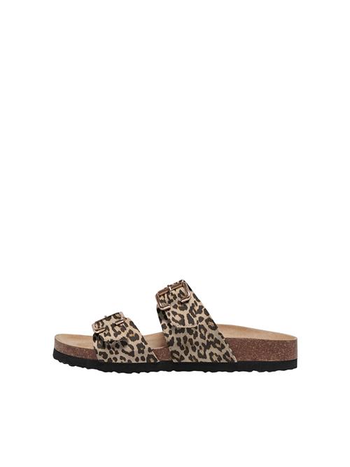 ONLY Pantoletter 'ONLMaxi-13'  beige / choko / cappuccino