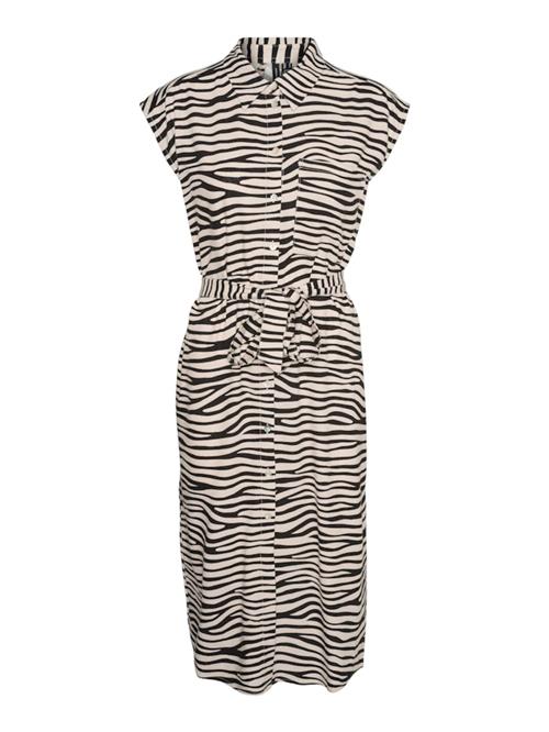 VERO MODA Blusekjole 'VMMYMILO'  beige / sort