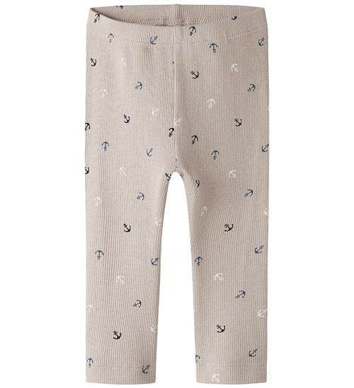 Name It Leggings - Rib - NbmFanchor - Chateau Gray