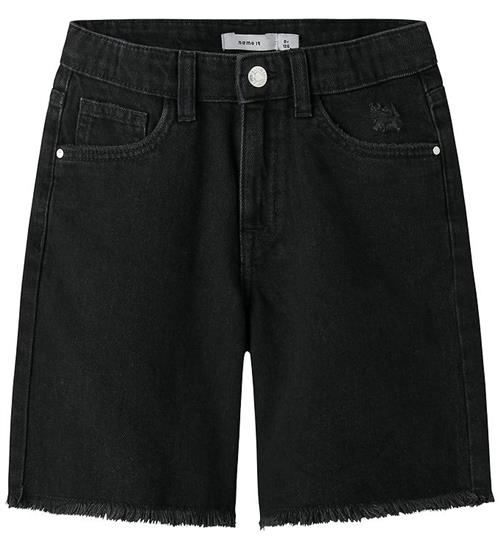 Name It Shorts - Wide - NkfBella - Black Denim