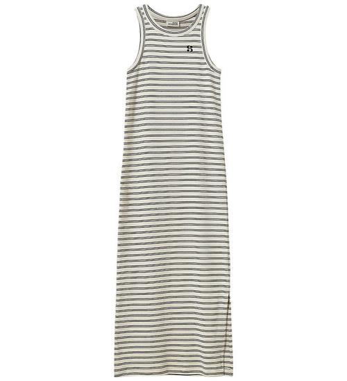 Sofie Schnoor Kjole - FacitaSY - Off White/Sortstribet