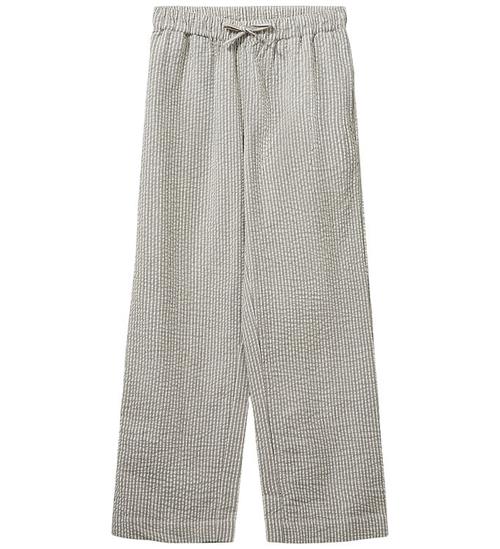 Sofie Schnoor Bukser - AbigaleSY - Antique White/Sortstribet