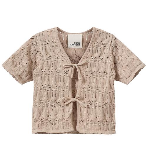 Sofie Schnoor Cardigan - Strik - FlorianaKB - Light Sand
