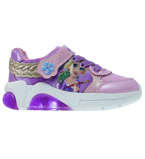 Geox Blinkesko - J Fadinlight - Rosa/Lilla m. Rapunzel