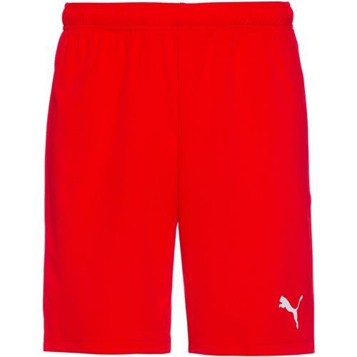 PUMA Sportsbukser 'TeamRise'  rød / hvid