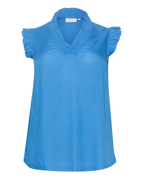 KAFFE CURVE Bluse 'Dahlie'  azur