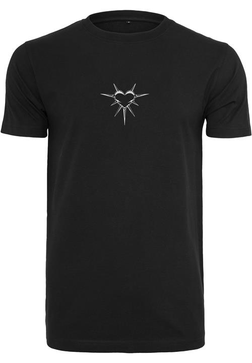 Mister Tee Bluser & t-shirts 'Spike Heart'  sort / hvid