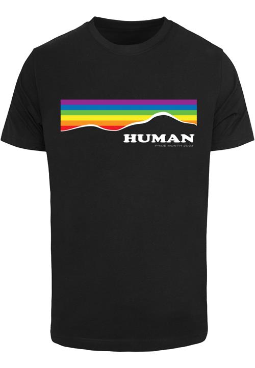 Mister Tee Bluser & t-shirts 'Human Pride'  gul / mørkelilla / brandrød / sort