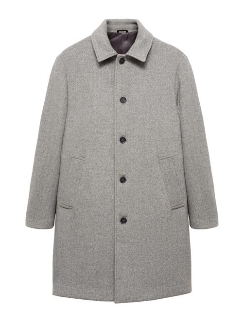 MANGO MAN Overgangsfrakke 'Ennio'  grå / offwhite