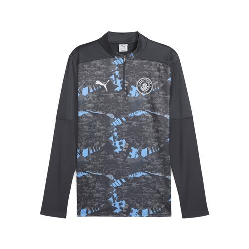 PUMA Funktionsskjorte 'Manchester City Pre-Match'  azur / antracit / mørkegrå / hvid