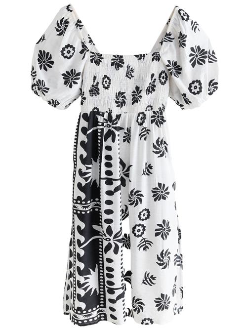 Next Sommerkjole  sort / offwhite