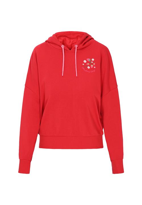 MYMO Sweatshirt 'Back To School'  grøn / rød / melon / hvid