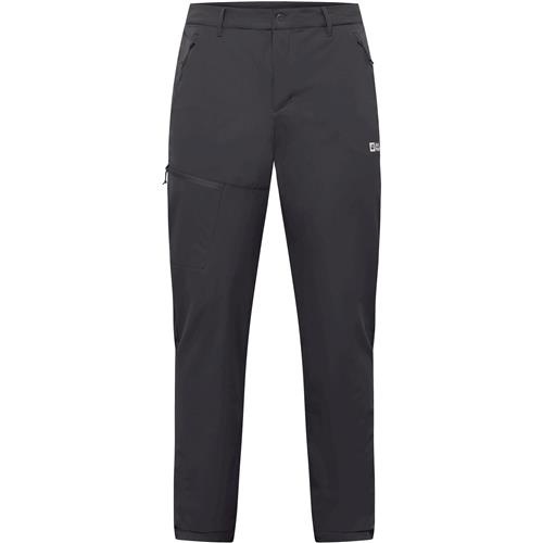 JACK WOLFSKIN Udendørsbukser 'Pico Trail'  mørkegrå / offwhite