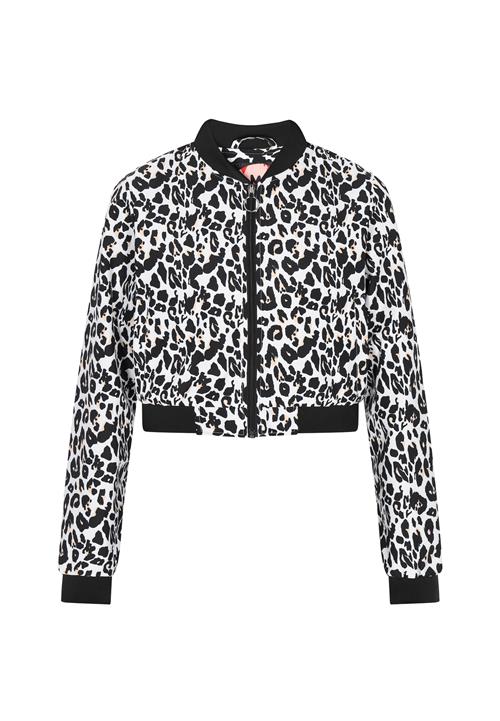 myMo ROCKS Overgangsjakke  lyserød / sort / hvid