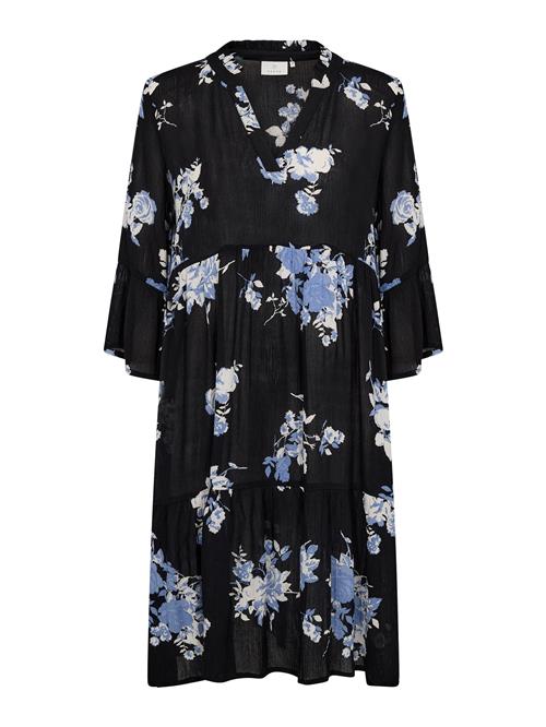 Kaffe Kjole 'Edita'  blå / sort / hvid