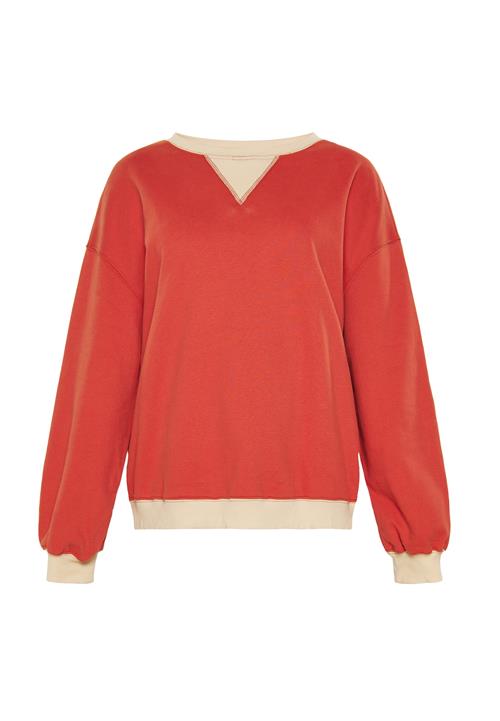 usha BLUE LABEL Sweatshirt  beige / mørkeorange