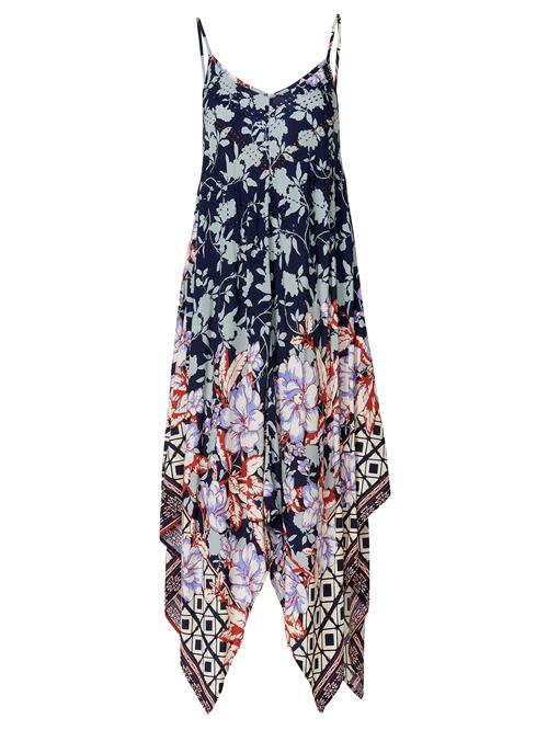 KOROSHI Sommerkjole  navy / lilla / rød / hvid