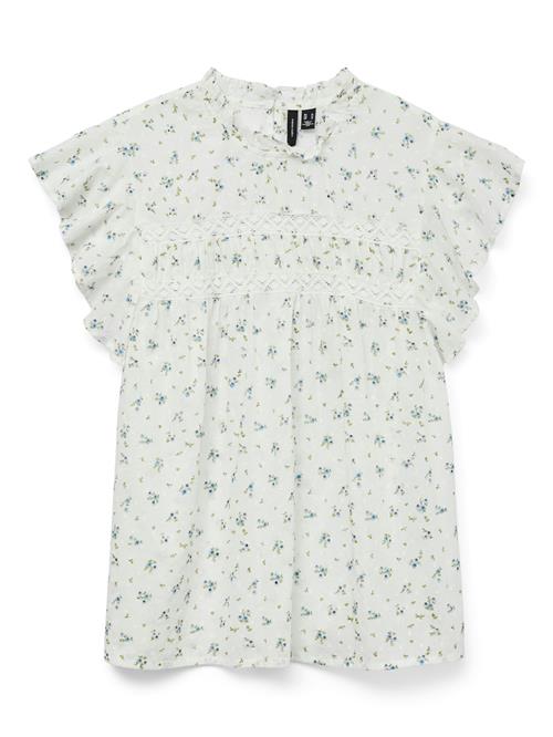VERO MODA Bluse 'VMTrine'  oliven / lyserød / hvid