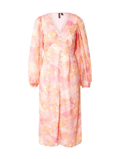 VERO MODA Blusekjole 'VMSMILLA'  mandarin / pitaya / gammelrosa / hvid