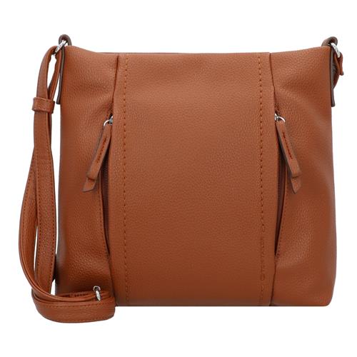 TOM TAILOR Skuldertaske 'Beca'  rustbrun