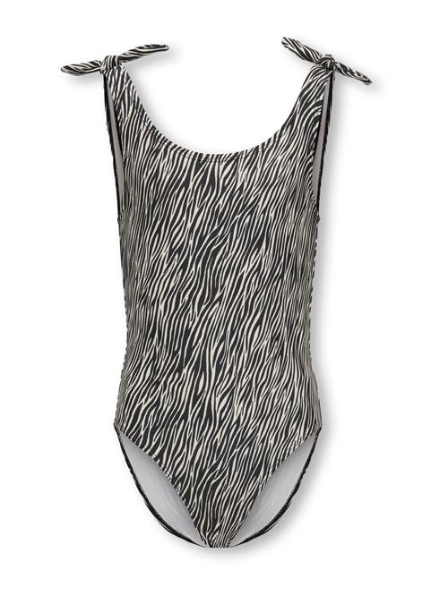 ONLY GIRLS Badedragt 'KOGBeach'  sort / hvid