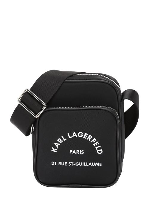 Karl Lagerfeld Skuldertaske 'Rue St-Guillaume'  sort / hvid