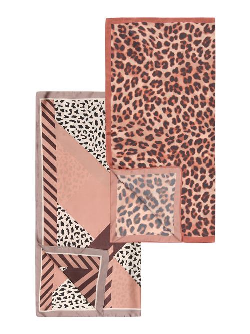 studioselect Sjal  beige / lyserød / sort / hvid