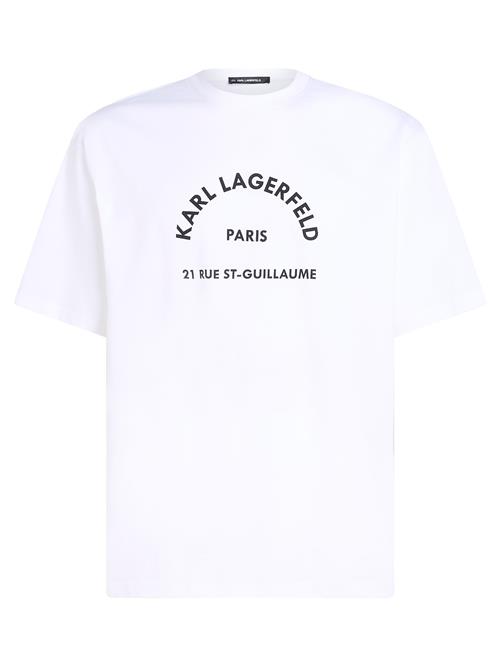 Karl Lagerfeld Bluser & t-shirts 'Rue St-Guillaume'  sort / hvid