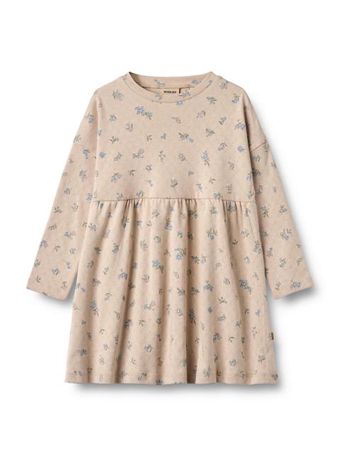 WHEAT Kjole 'Emmy'  kit / himmelblå / khaki / offwhite