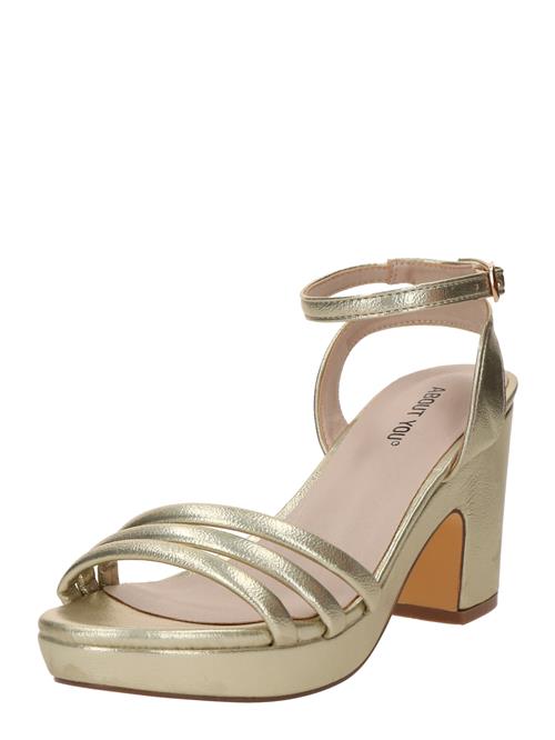 ABOUT YOU Sandaler med rem 'Lucia'  guld