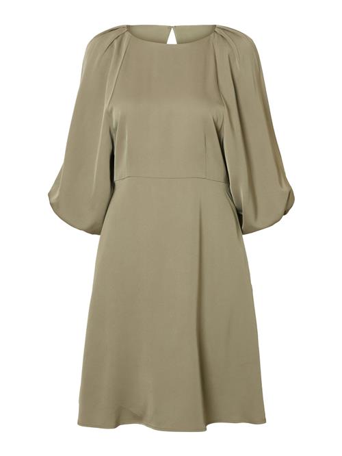 SELECTED Kjole 'SLFLAURINA'  taupe