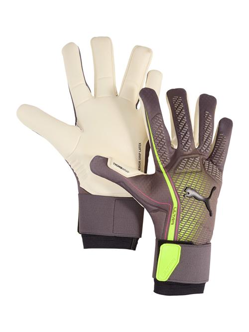 PUMA Sportshandsker 'Ultra Ultimate'  ecru / mudderfarvet / lysegrøn / sort