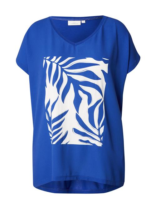 ONLY Carmakoma Shirts 'CARVIGGA'  koboltblåt / hvid