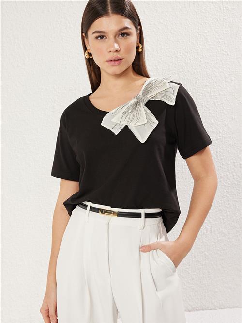 Trendyol Shirts  sort / offwhite